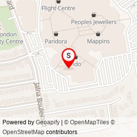 Ecko Unlimited on Piers Crescent, London Ontario - location map
