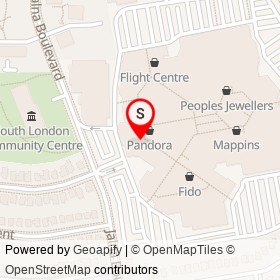 Sephora on Jalna Boulevard, London Ontario - location map