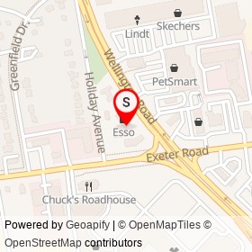 Circle K on Wellington Road, London Ontario - location map