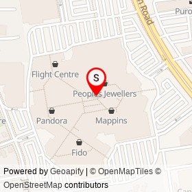 Charm Diamond Centres on Wellington Road, London Ontario - location map