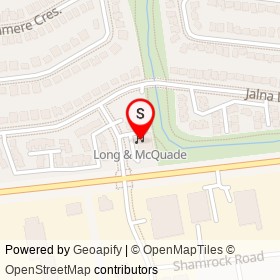 Long & McQuade on Meg Drive, London Ontario - location map
