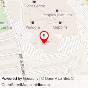 Ardene on Piers Crescent, London Ontario - location map