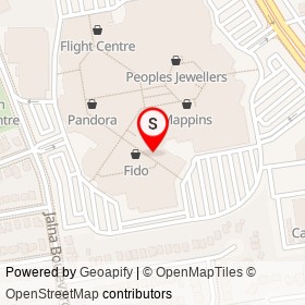 Rogers on Piers Crescent, London Ontario - location map