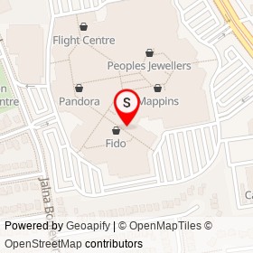Games Workshop on Piers Crescent, London Ontario - location map