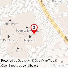 Fairweather on Wellington Road, London Ontario - location map