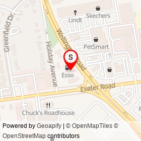 Tim Hortons on Wellington Road, London Ontario - location map