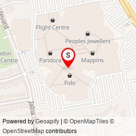 The Body Shop on Jalna Boulevard, London Ontario - location map