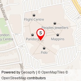 EBX on Jalna Boulevard, London Ontario - location map
