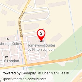 Homewood Suites by Hilton London on Royce Court, London Ontario - location map