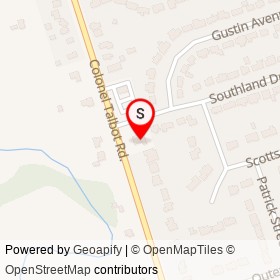 No Name Provided on Southland Drive, London Ontario - location map
