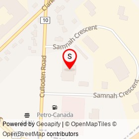 Home Hardware Building Centre on Samnah Crescent, Ingersoll Ontario - location map