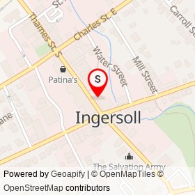 Dwell on Thames Street South, Ingersoll Ontario - location map