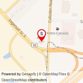 Mister Safety Shoes on Ingersoll Street South, Ingersoll Ontario - location map