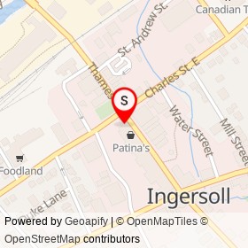 BMO on Thames Street South, Ingersoll Ontario - location map