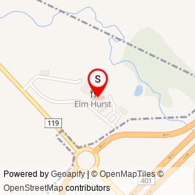 Elm Hurst Inn and Country Spa on Harris Street, Ingersoll Ontario - location map