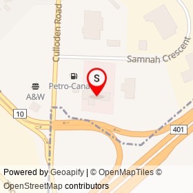 Comfort Inn & Suites Ingersoll on Samnah Crescent, Ingersoll Ontario - location map