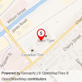Thamesford Pizza Company on Charles Street East, Ingersoll Ontario - location map