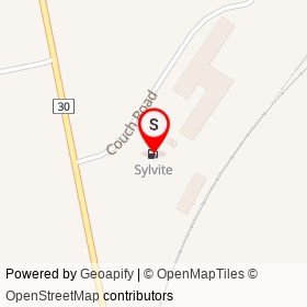 Sylvite on Couch Road, Thames Centre Ontario - location map