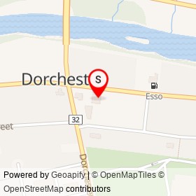 Dorchester Gourmet on Hamilton Road, Dorchester Ontario - location map