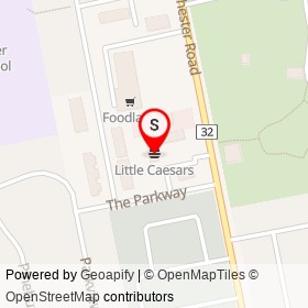 Little Caesars on The Parkway, Dorchester Ontario - location map