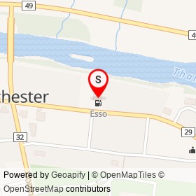 Ford on Hamilton Road, Dorchester Ontario - location map