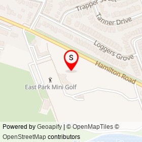 East Park on Hamilton Road, London Ontario - location map