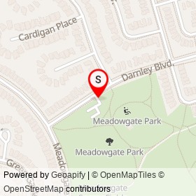 Meadowgate Soccer Park North Entrance on , London Ontario - location map