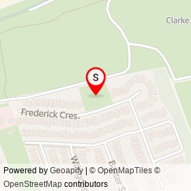 Frederick Park on , London Ontario - location map