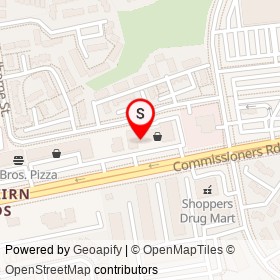 Pond Mills Medical Pharmacy on Shelborne Street, London Ontario - location map