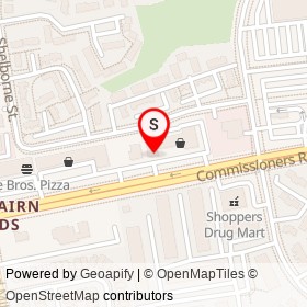 Fireside Grill & Bar on Commissioners Road East, London Ontario - location map
