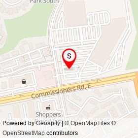 Tim Hortons on Deveron Crescent, London Ontario - location map