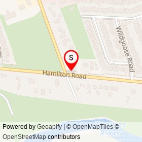 Cozy Corner on Hamilton Road, London Ontario - location map