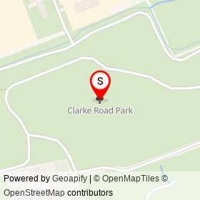 Clarke Road Park on , London Ontario - location map