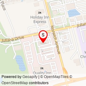 Super 8 on Juliana Drive, Woodstock Ontario - location map