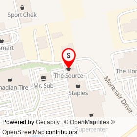 The Source on Montclair Drive, Woodstock Ontario - location map