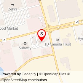 The Beer Store on Dundas Street, Woodstock Ontario - location map