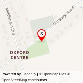 Oxford Centre on , Norwich Ontario - location map