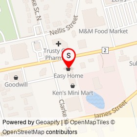 Easy Home on Dundas Street, Woodstock Ontario - location map
