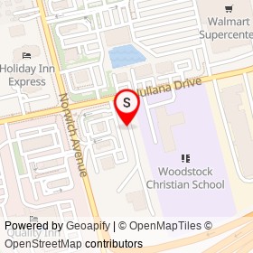 Marry Browns chicken on Juliana Drive, Woodstock Ontario - location map