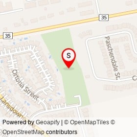 No Name Provided on Caen Avenue, Woodstock Ontario - location map