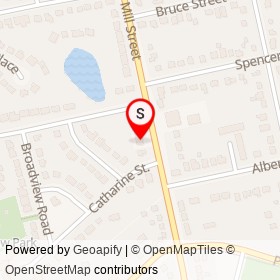 Meineke Car Care Centre on Mill Street, Woodstock Ontario - location map