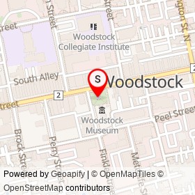 No Name Provided on Dundas Street, Woodstock Ontario - location map