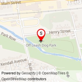 Off Leash Dog Park on , Woodstock Ontario - location map