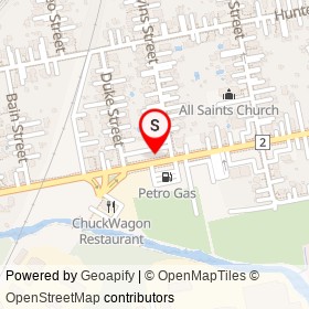 Esso on Dundas Street, Woodstock Ontario - location map