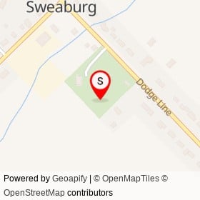 Sweaburg on , South-West Oxford Ontario - location map