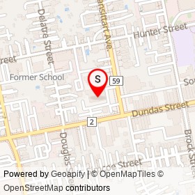 Shoppers Drug Mart on Vansittart Avenue, Woodstock Ontario - location map