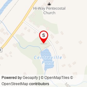 Centreville Conservation Area on , South-West Oxford Ontario - location map
