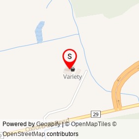 Shell on Oxford 29 Road, Blandford-Blenheim Ontario - location map