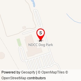 NDCC Dog Park on Greenfield Road, North Dumfries Ontario - location map