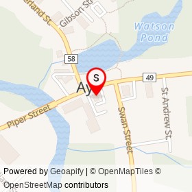 CIBC on Stanley Street, North Dumfries Ontario - location map